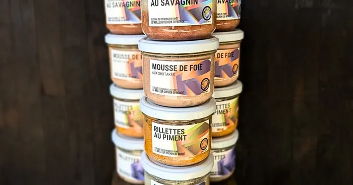 Lot 12 terrines Porc Plein Air