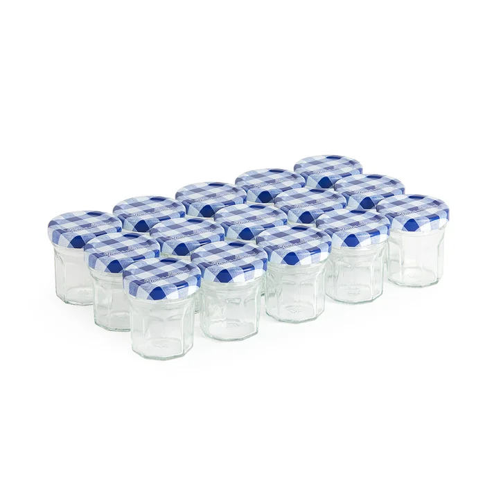 Lot de 15 petits pots 50g – bleu