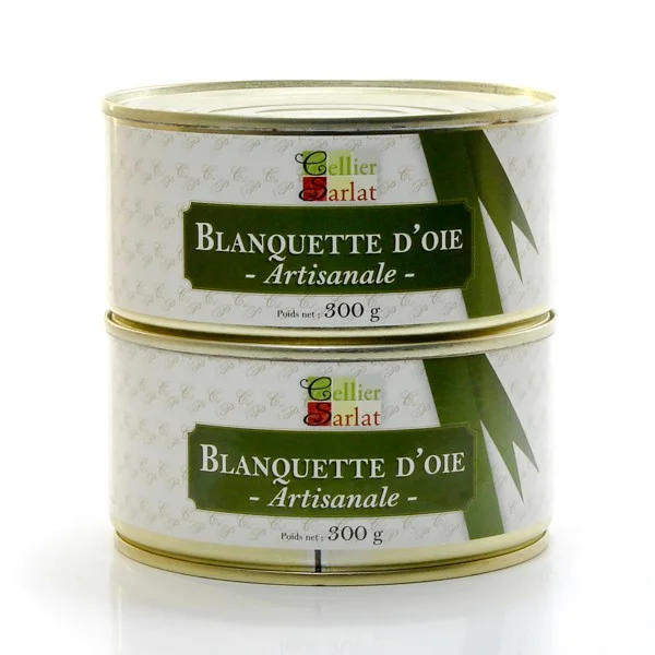 Lot de 2 Blanquettes d&rsquo;Oie Artisanale 300g soit 600g