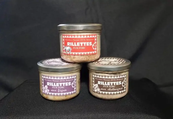 Lot de 3 rillettes fermières au porc noir