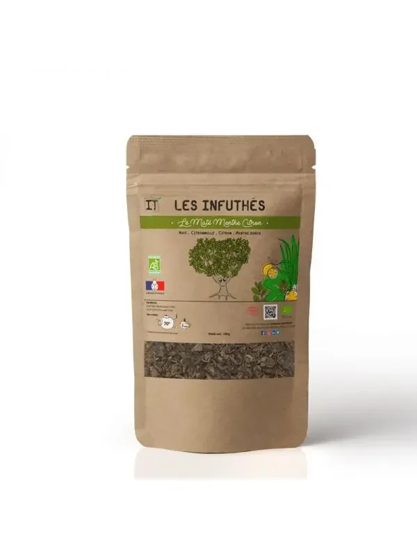 Maté Bio Menthe Citron en Vrac – Les Infuthés