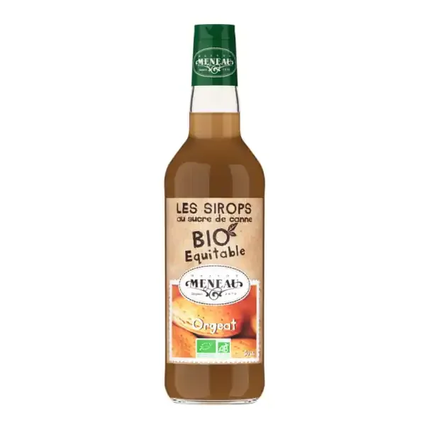 MENEAU – SIROP ORGEAT BOUTEILLE VERRE 500ML BIO