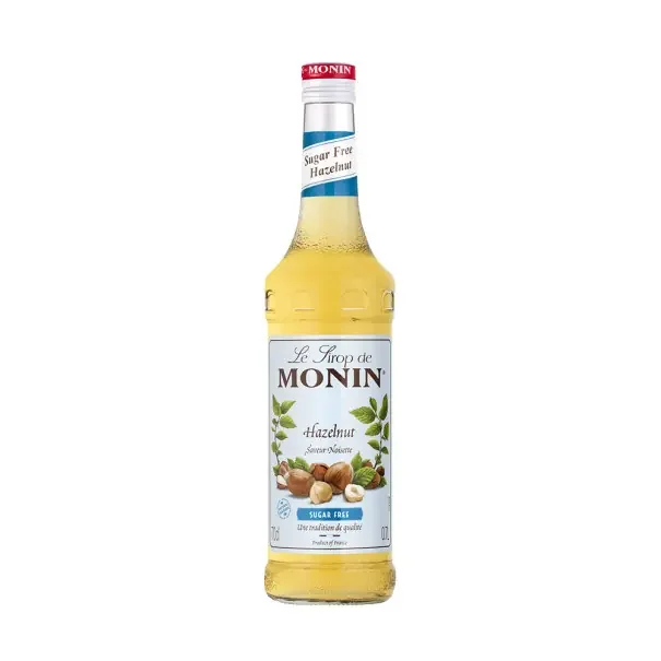 MONIN – NOISETTE SANS SUCRE SIROP 700ML BOUTEILLE VERRE