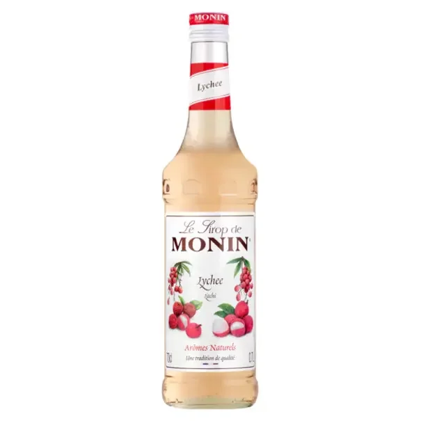 MONIN – SIROP LITCHI 700ML BOUTEILLE VERRE