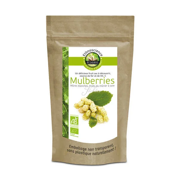 Mulberries BIO (mûres blanches séchées) – Ethnoscience