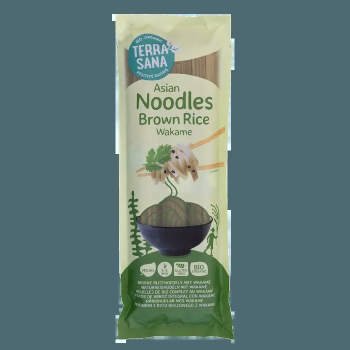 Nouilles De Riz Complet & Wakame Bio