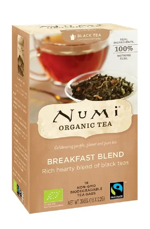 NUMI – THE NOIR BREAKFAST BLEND SACHET 2G x18 BIO