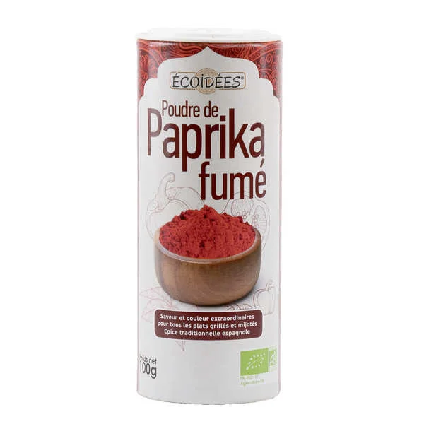 Paprika fumé en poudre bio