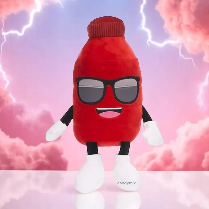 Peluche Energy Drink Rouge 36cm