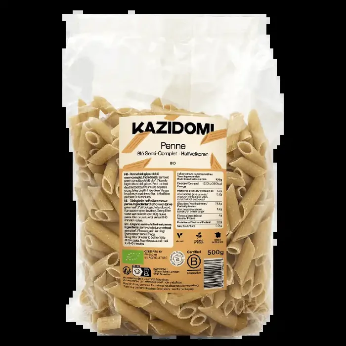 Penne Blé Semi-Complet Bio