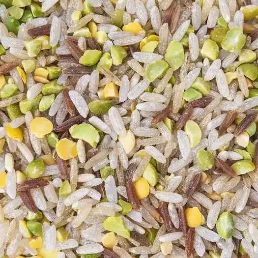 Priméal — Riz mélo pois cassés lin bio (UE) Vrac – 3 kg