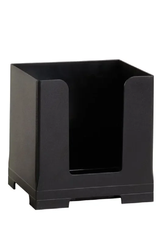 RATTLEWARE – BAC NOIR MOYEN OUVERT H.139 x L.137 x P.109 MM