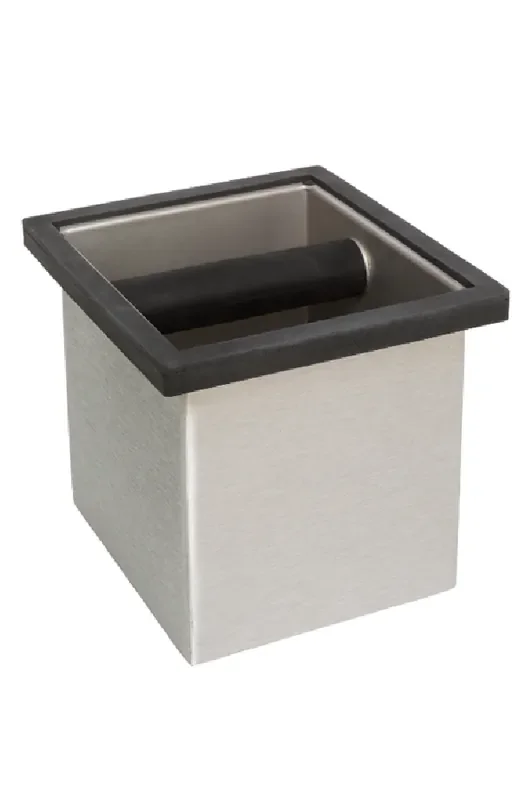 RATTLEWARE – KNOCK BOX CARRE HAUTE INOX H.152 x L.140 x P.152 MM