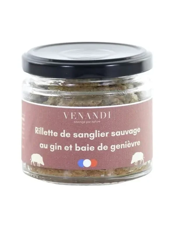 Rillettes de Sanglier au Gin et Baies de Genièvre – Venandi