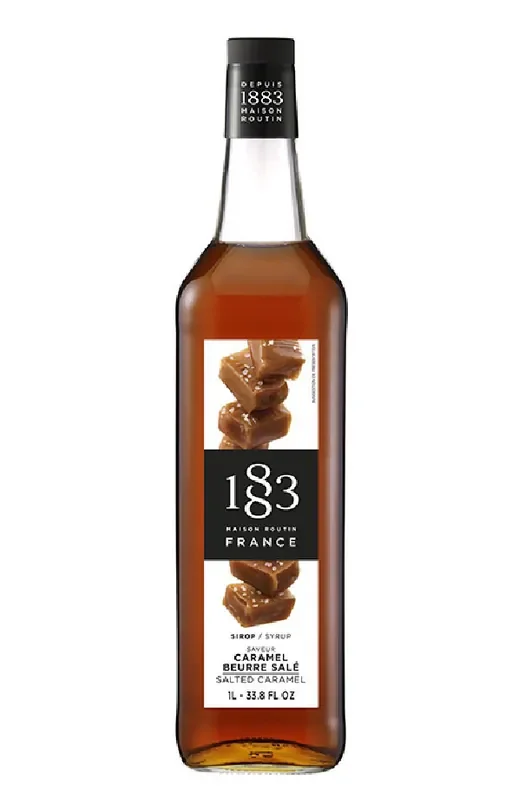 ROUTIN 1883 – SIROP CARAMEL BEURRE SALE 1L BOUTEILLE VERRE