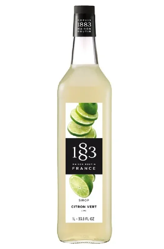 ROUTIN 1883 – SIROP CITRON VERT 1L BOUTEILLE VERRE