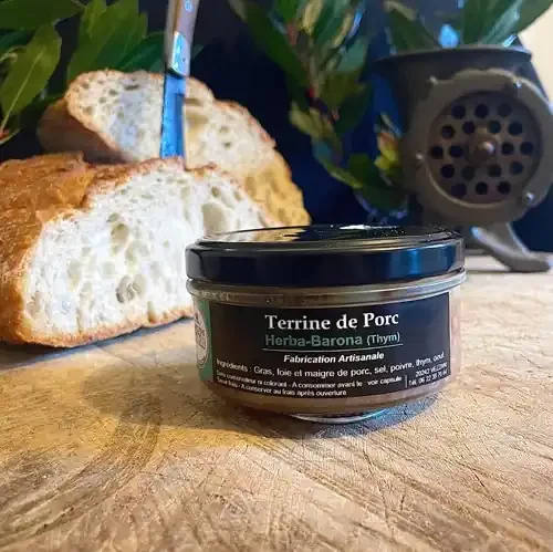 Terrine de porc Erba Barrona (Thym Sauvage) 140g