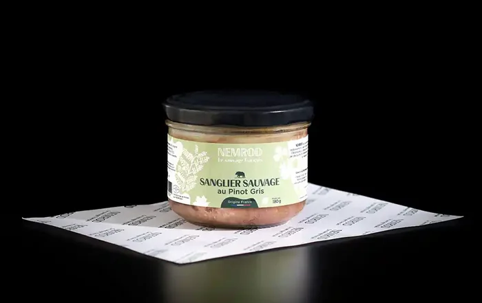 Terrine de Sanglier au Pinot Gris – 180 g