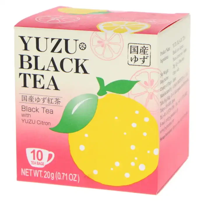 Thé noir japonais au yuzu en sachets 20g