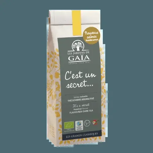 Thé Noir Vanille Noisette Secret Bio