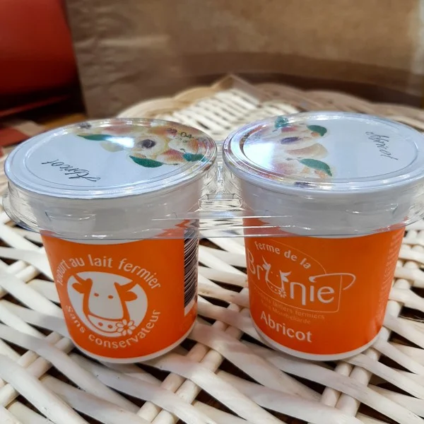 Yaourts à l&rsquo;abricot Ferme de la Brunie par 2x125g