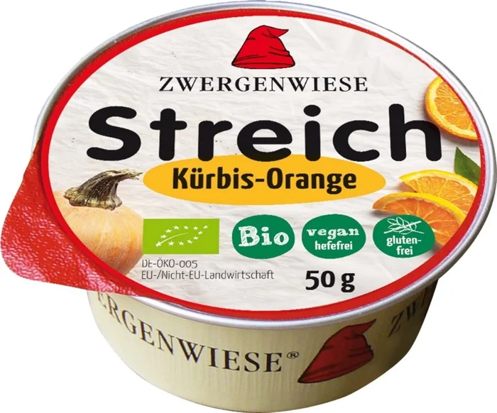 Zwergenwiese Mini-Tartinade Bio Vegan – Courge & Orange, 50 g