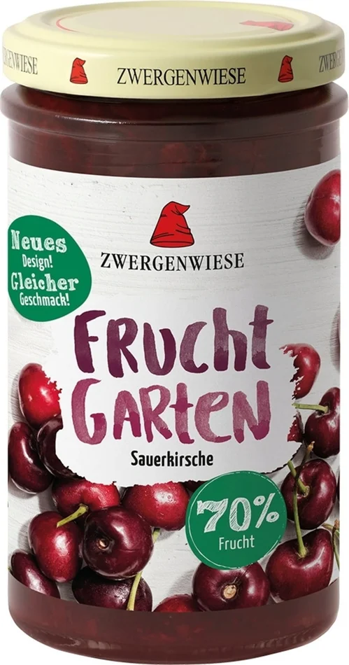 Zwergenwiese Tartinade 70% Fruits – Griottes, 225 g